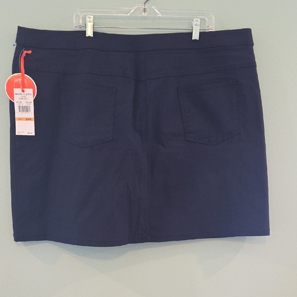 Hearts of Palm Navy Blue Skorts Size 24W New With Tags - Picture 6 of 11
